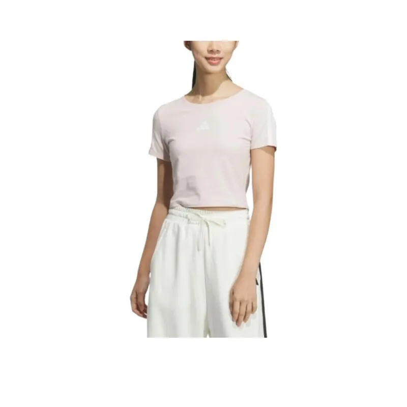Adidas SS25 T Shirt Women's Purple Pink-0