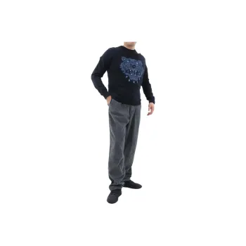 KENZO Casual Pants Men Gray