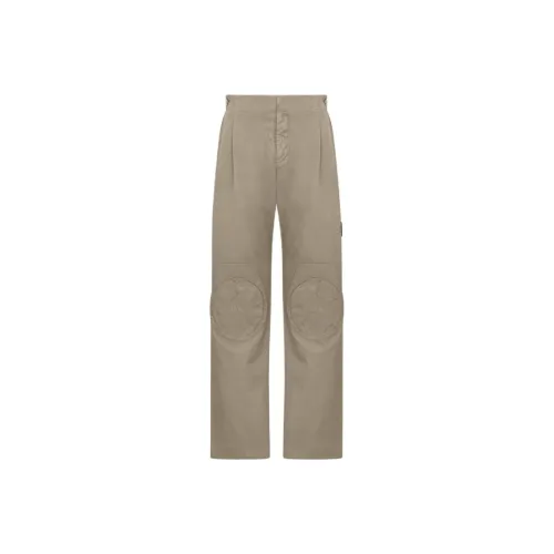 DIOR X Stone Island Cotton Blend Satin Loose Fit Sportswear Pants