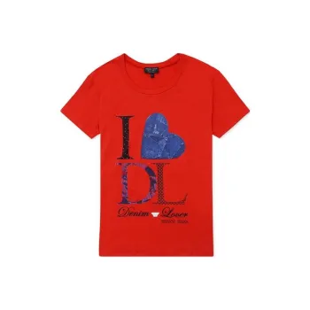 ARMANI JEANS T Shirts Women's Red