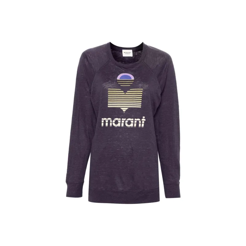 ISABEL MARANT ETOILE T Shirt Women's Dark Purple-0