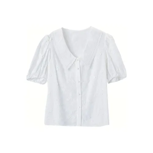 XIANGYING Shirts Women's White