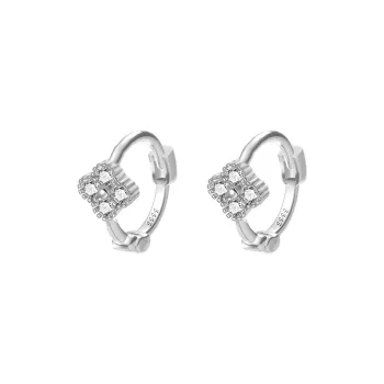 GUDUD S999 Fine Silver Earrings Unisex