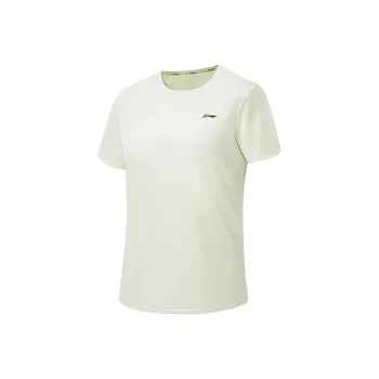 LINING Running Collection T Shirts Women's Cream White