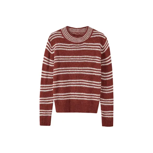 Demana aop sweater Women's Red White Stripes