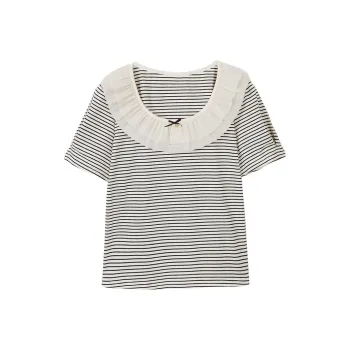XIANGYING T Shirt Women's Black