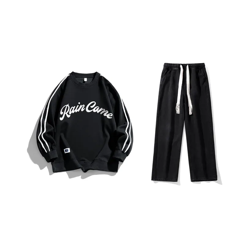 RAINCOME Sweatshirt Sets Unisex-4