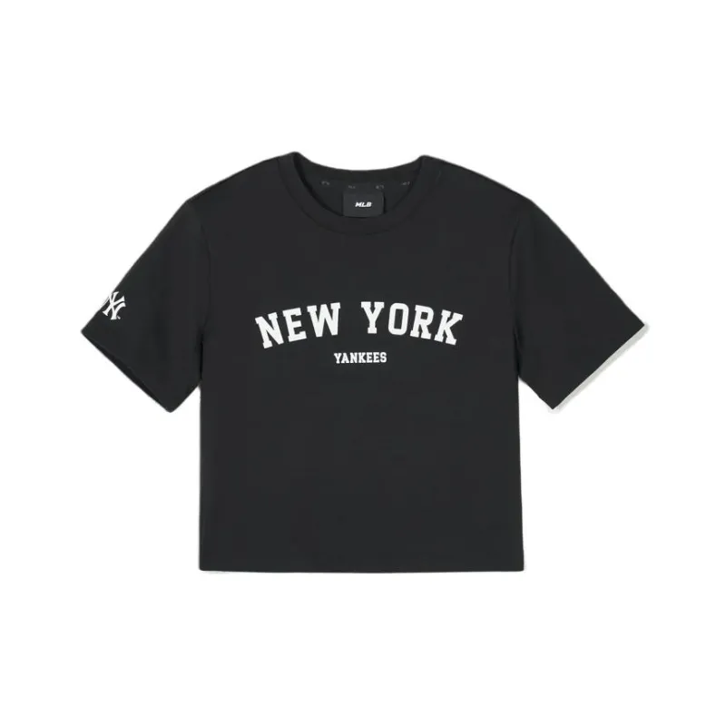 MLB New York Yankees T Shirts Women's Black-0
