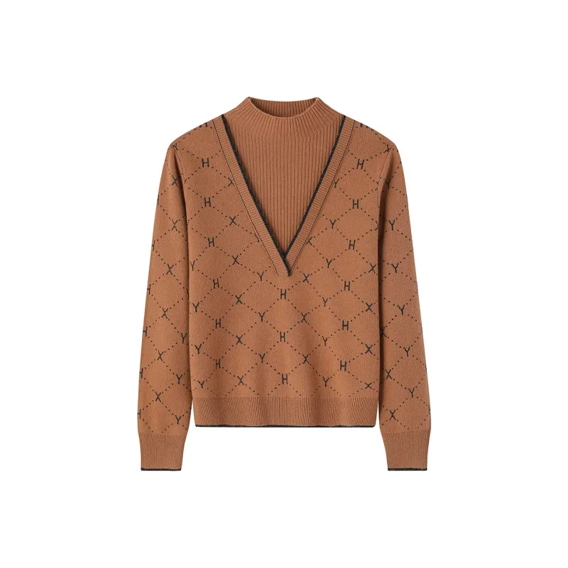 H YXIANG Sweaters Women's-3