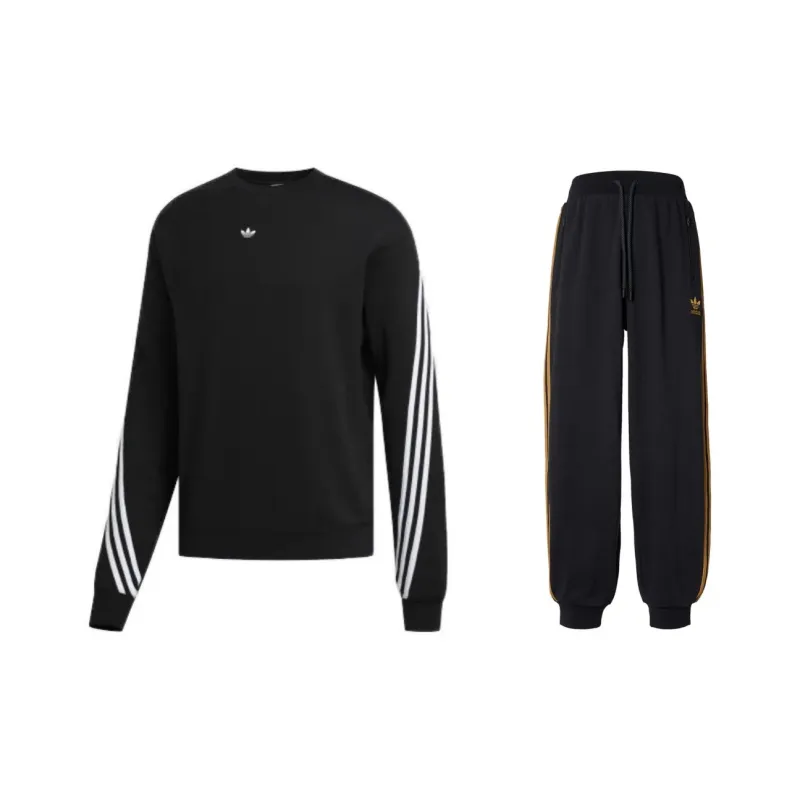 Adidas Sweatshirt Set Men's Black-0