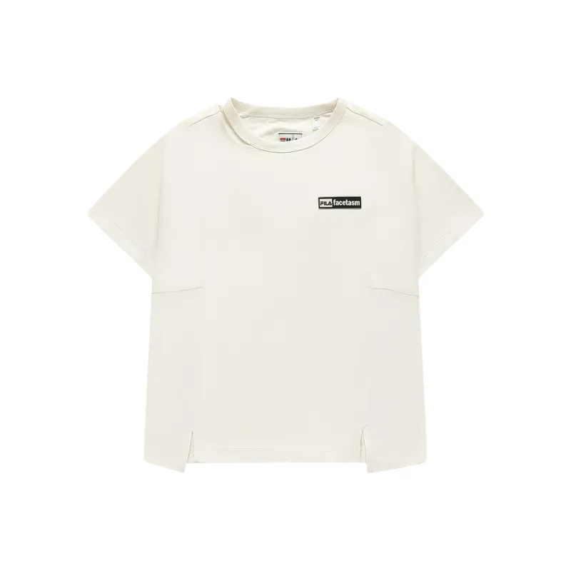 FILA FUSION FACETASM SS24 T Shirt Women's Maltose White-0