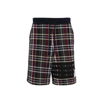THOM BROWNE Checked Sweatshorts