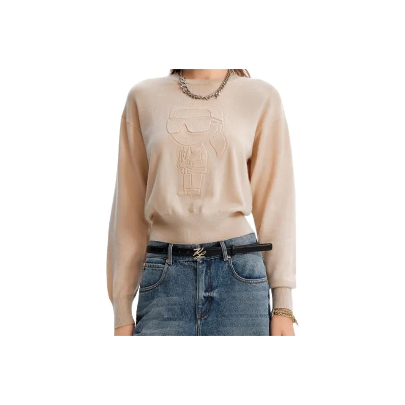 KARL LAGERFELD FW24 Sweater Women's Khaki-0