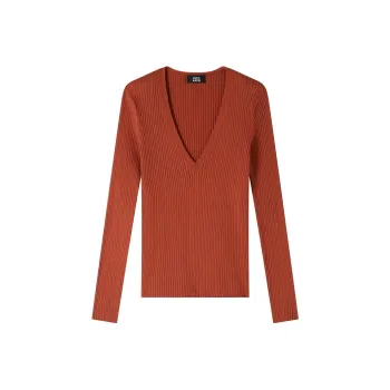 A.P.C x Katie Holmes SS24 Knitwear Women's Red Terracotta