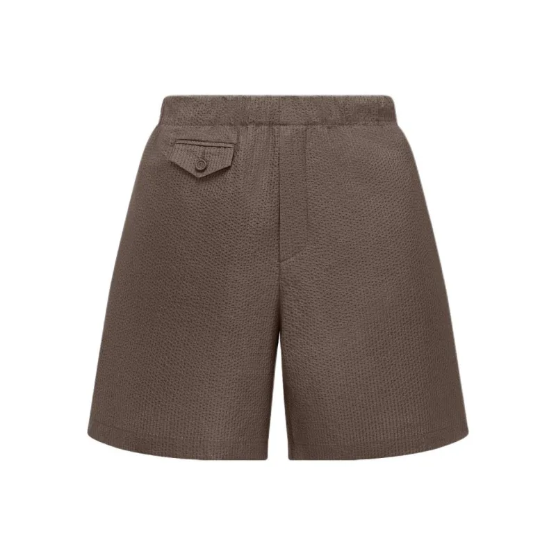 DIOR SS25 Summer Men's Clothing Collection Casual Shorts Men's Brown-0