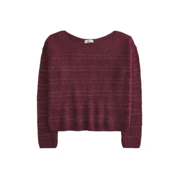 Hollister Sweater Women's Burgundy