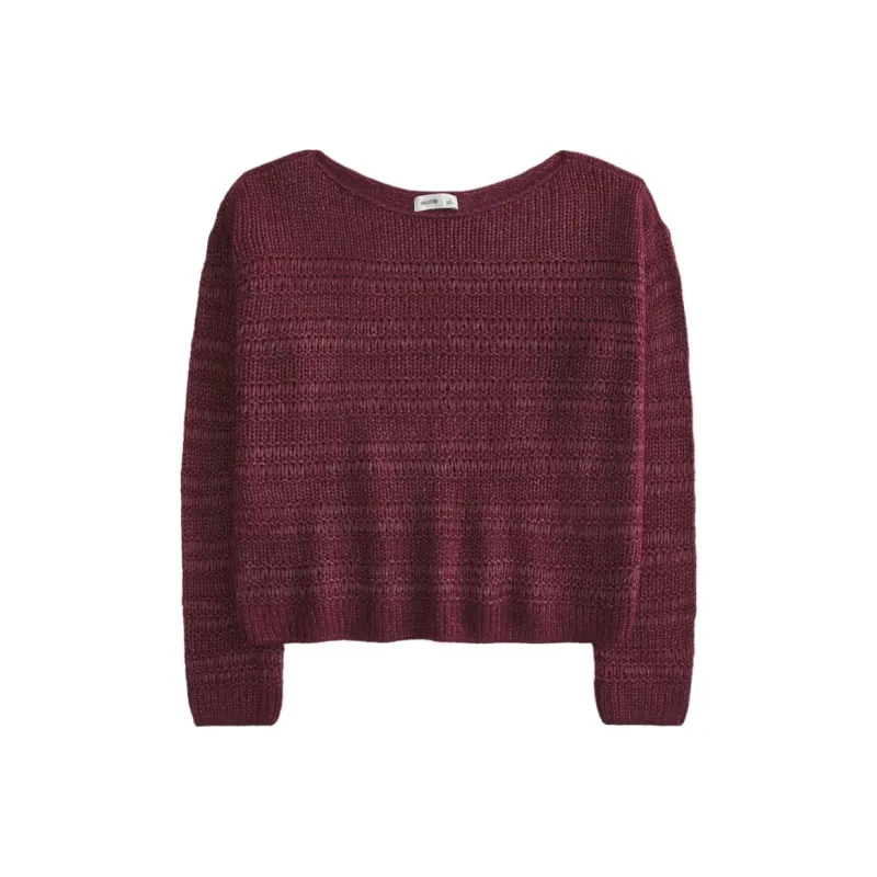 Hollister Sweater Women's Burgundy-0