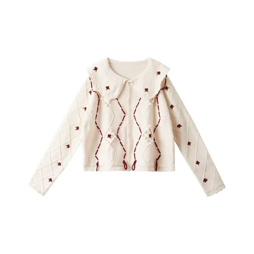 AnnoMundi Loose Fit Knitwear Women's White