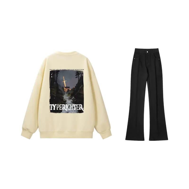 TYPERIGHTER Sweatshirt Set Unisex-10
