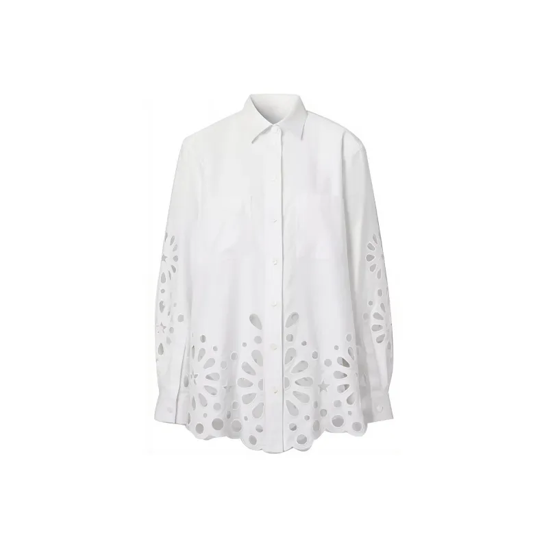 Burberry Shirts Women's White-0