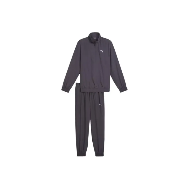 PUMA Woven Half-Zip Tracksuit Casual Sportswear Men's Galaxy Gray-0