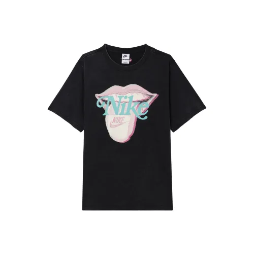 Nike Sportswear Essentials Series Drop Shoulder Sleeve T Shirt Women's Black
