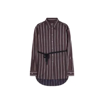 MM6 Maison Margiela Shirts Women's Purple