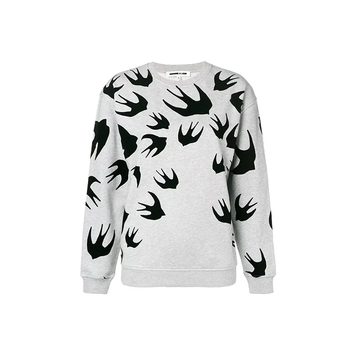 Alexander McQueen Sweatshirts Women's Light Gray-0