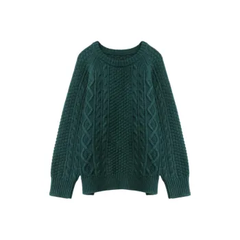 CHIC VEN Sweater Women's Vintage Green