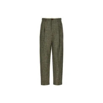 Magliano Pleated Straight Leg Trousers