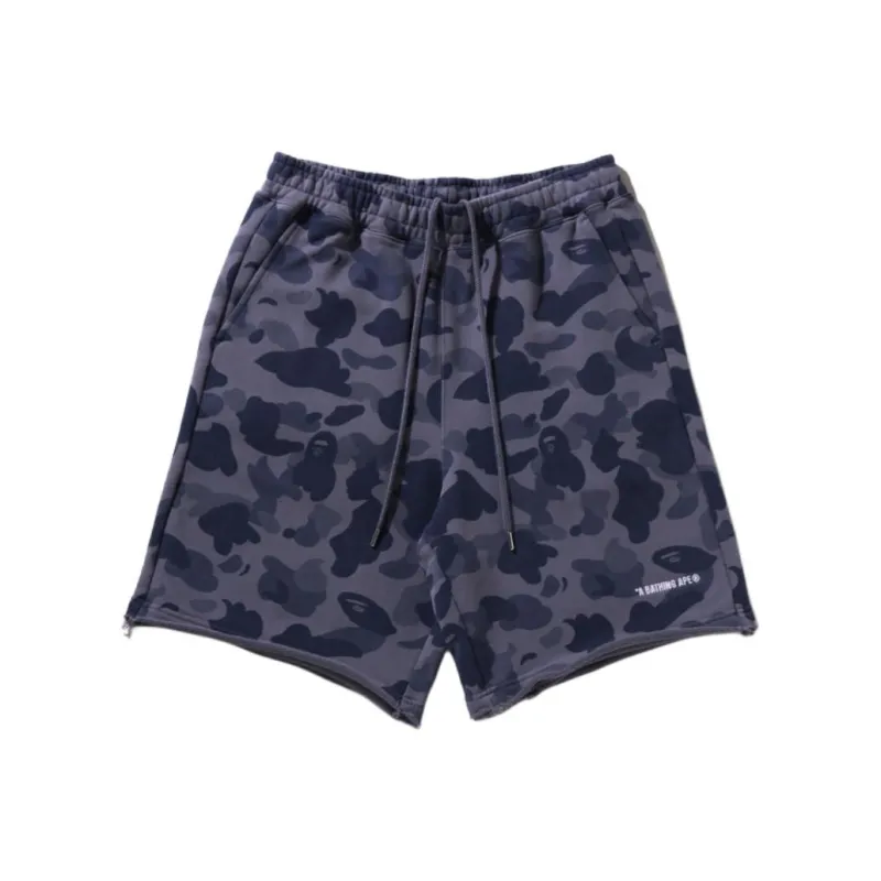 Bape 1st Camo Heavy Washed Relaxed Fit Sweat Shorts-0