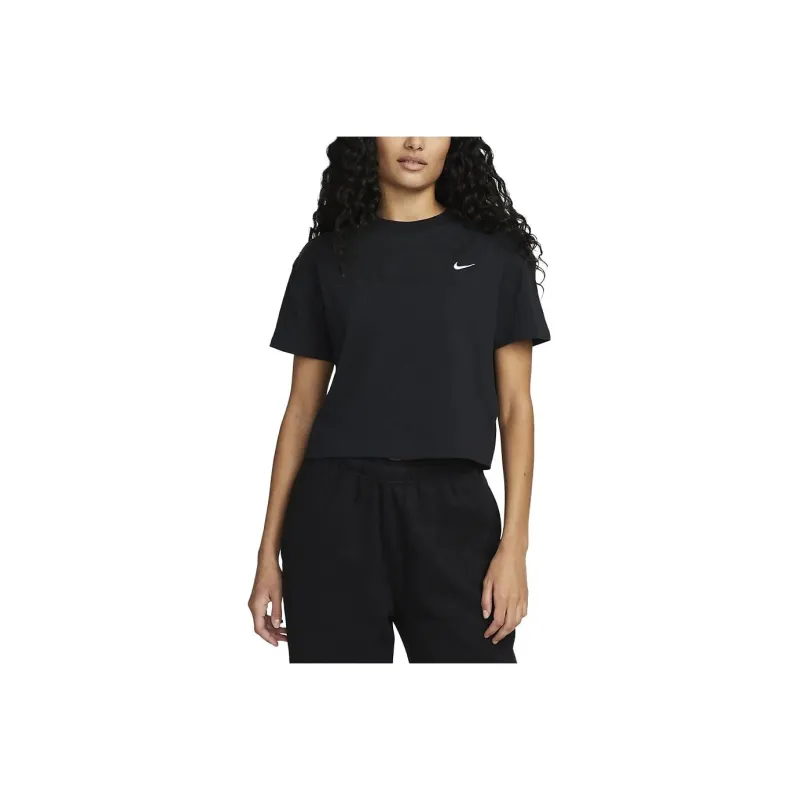 Nike Women's NikeLab Solo Swoosh Tee Black-0