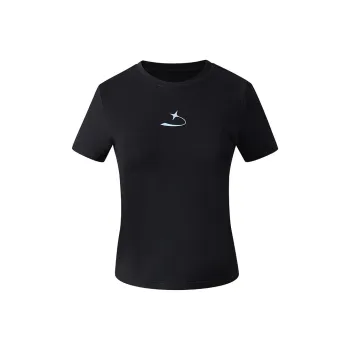 REMODUTION Summer Set in Sleeve T Shirt Women's Black White