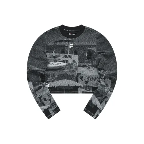 FILA FUSION T Shirt Women's Jet Black