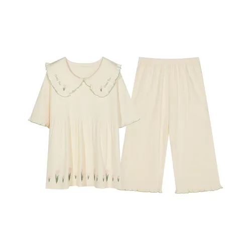 FENTENGCARE Pajama Set Women's Apricot