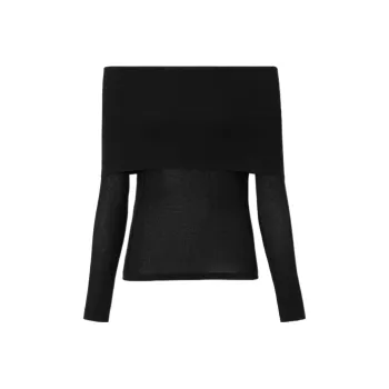 Burberry Ribbed knit Off shoulder Top