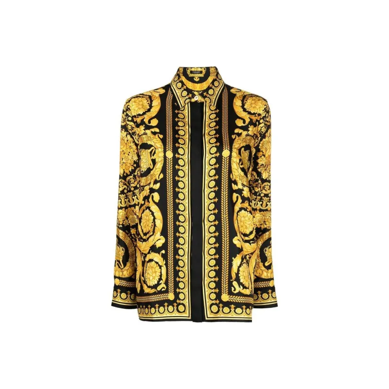 FANSIZHE FW22 Shirt Women's Black Yellow-0
