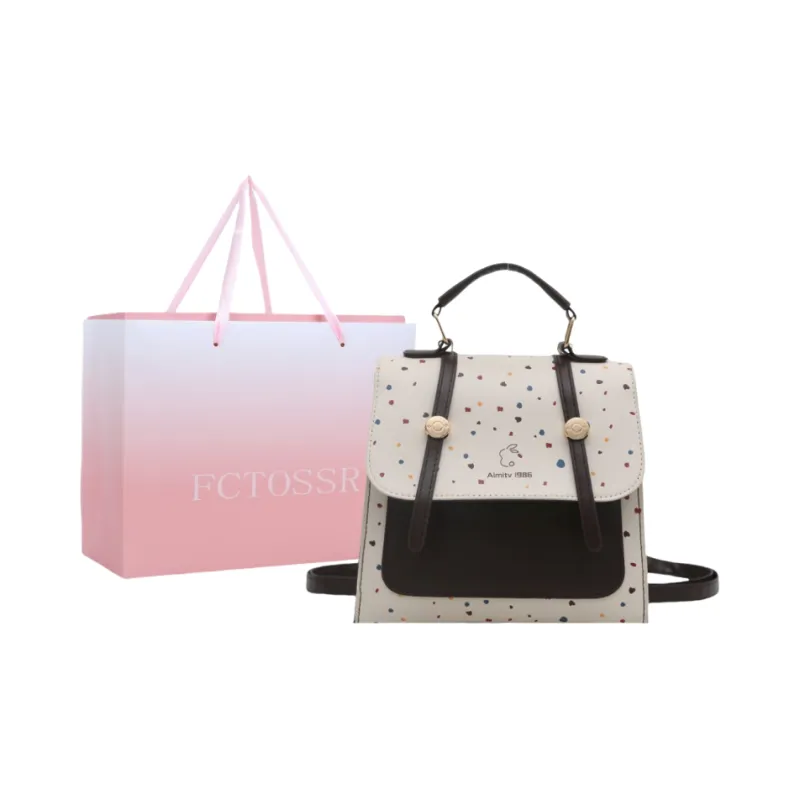 FCTOSSR PU Backpack Women's White-0