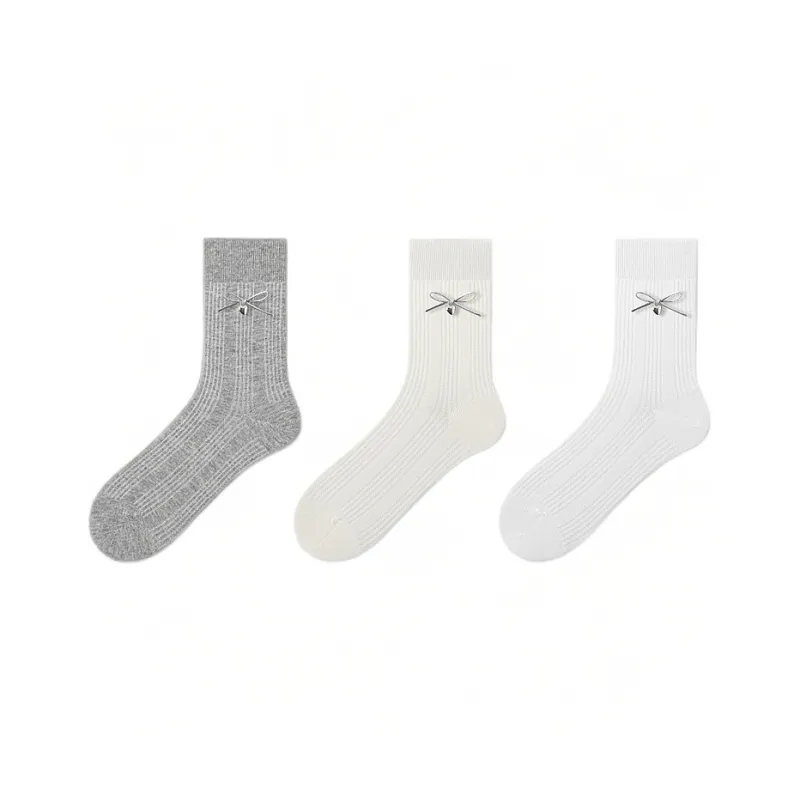 H YXIANG Mid Calf Socks Women's Combo Set-2