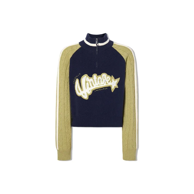 LA CRAWFISH Sweater Women's Navy Blue-0