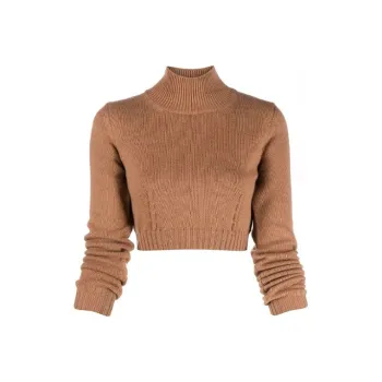 FENDI Slim Fit Sweater Women's Brown
