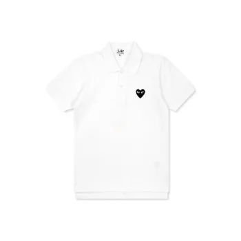 CDG Play Polo Shirts Women's White