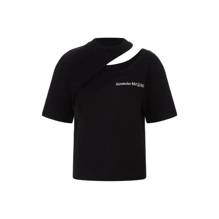 Alexander McQueen T Shirts Women's Black-0