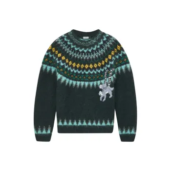 LOEWE X Suna Fujita Pattern Intarsia Knit Jumper