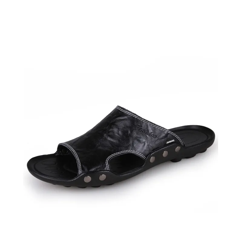 King Jinmai Slide Slippers Unisex Blue/Black/Brown/Blue-6