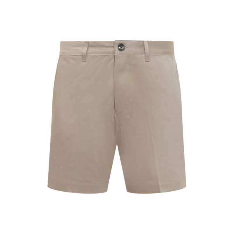 Ami Paris Ami De Coeur Motif Chino Shorts-0