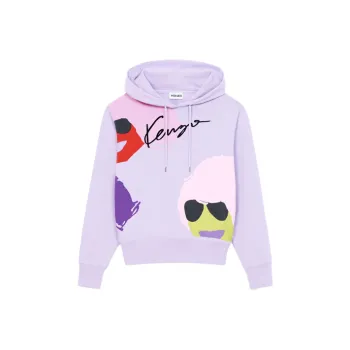 KENZO Logo print Hoodie