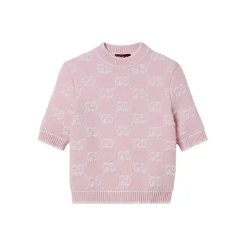 GUCCI Gg Jacquard Knitted Top