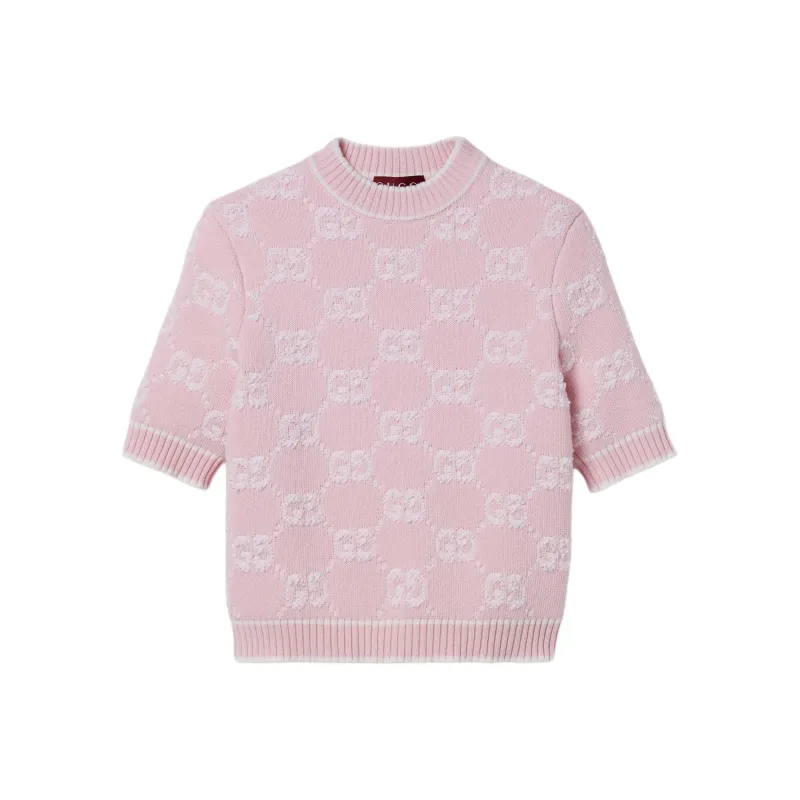 GUCCI Gg Jacquard Knitted Top-0