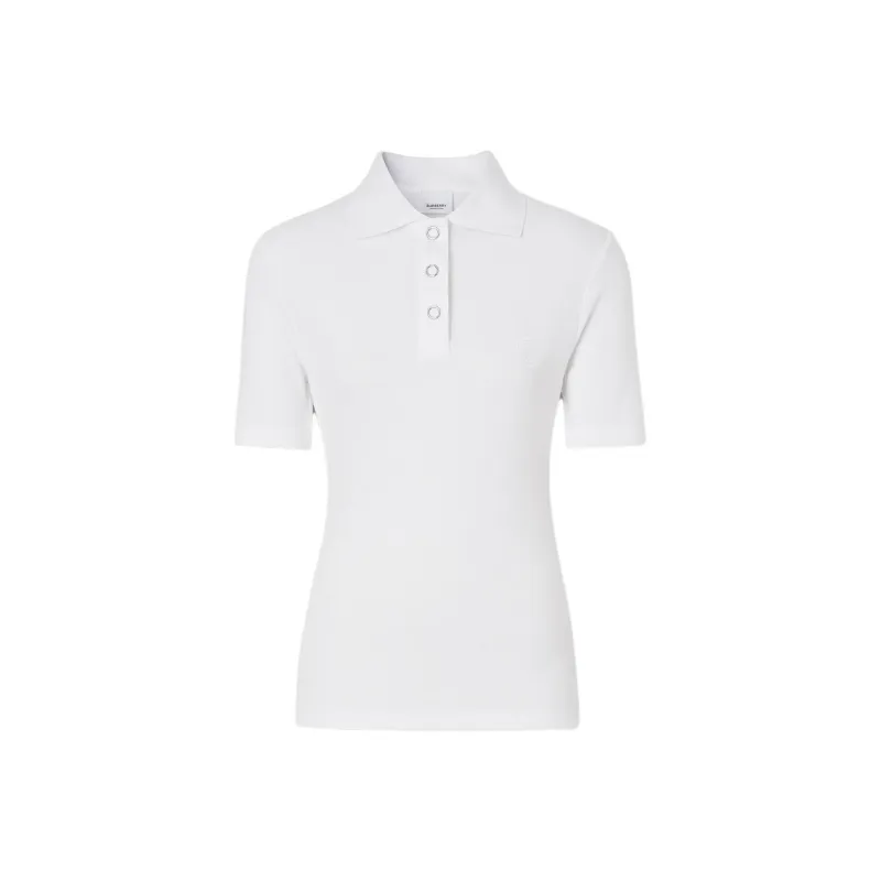 Burberry Polo Shirt Women's White-0
